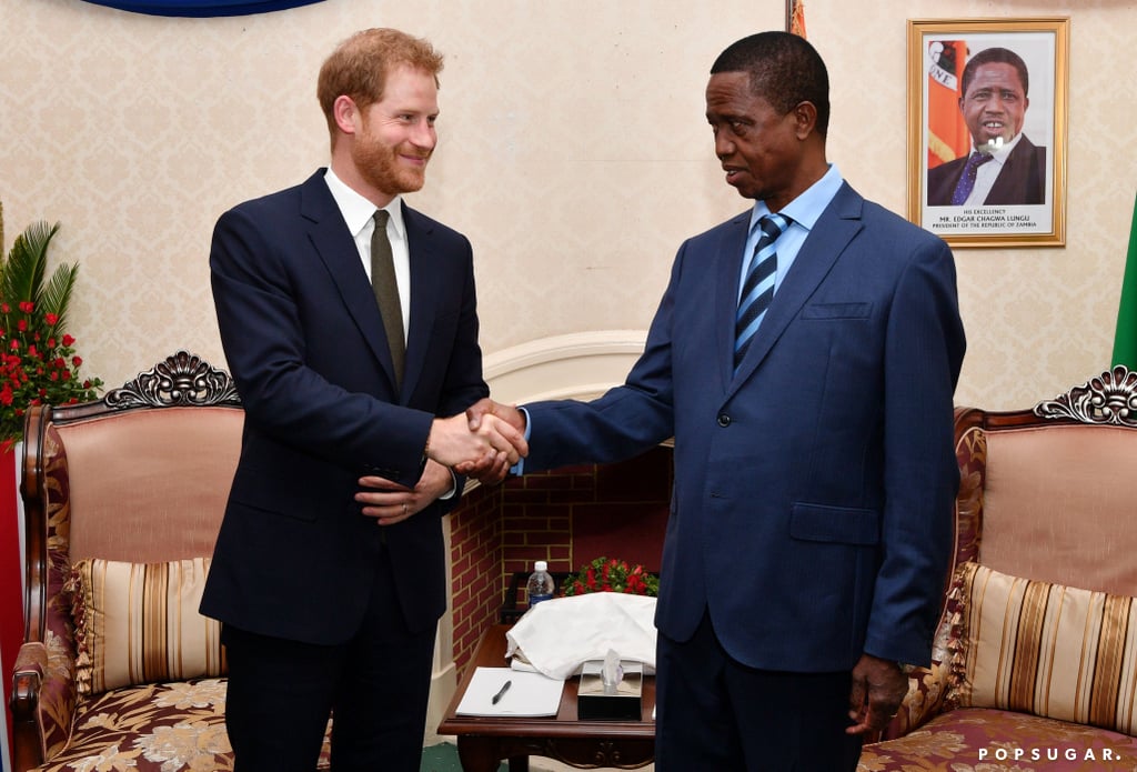 Prince Harry Visiting Zambia Pictures November 2018