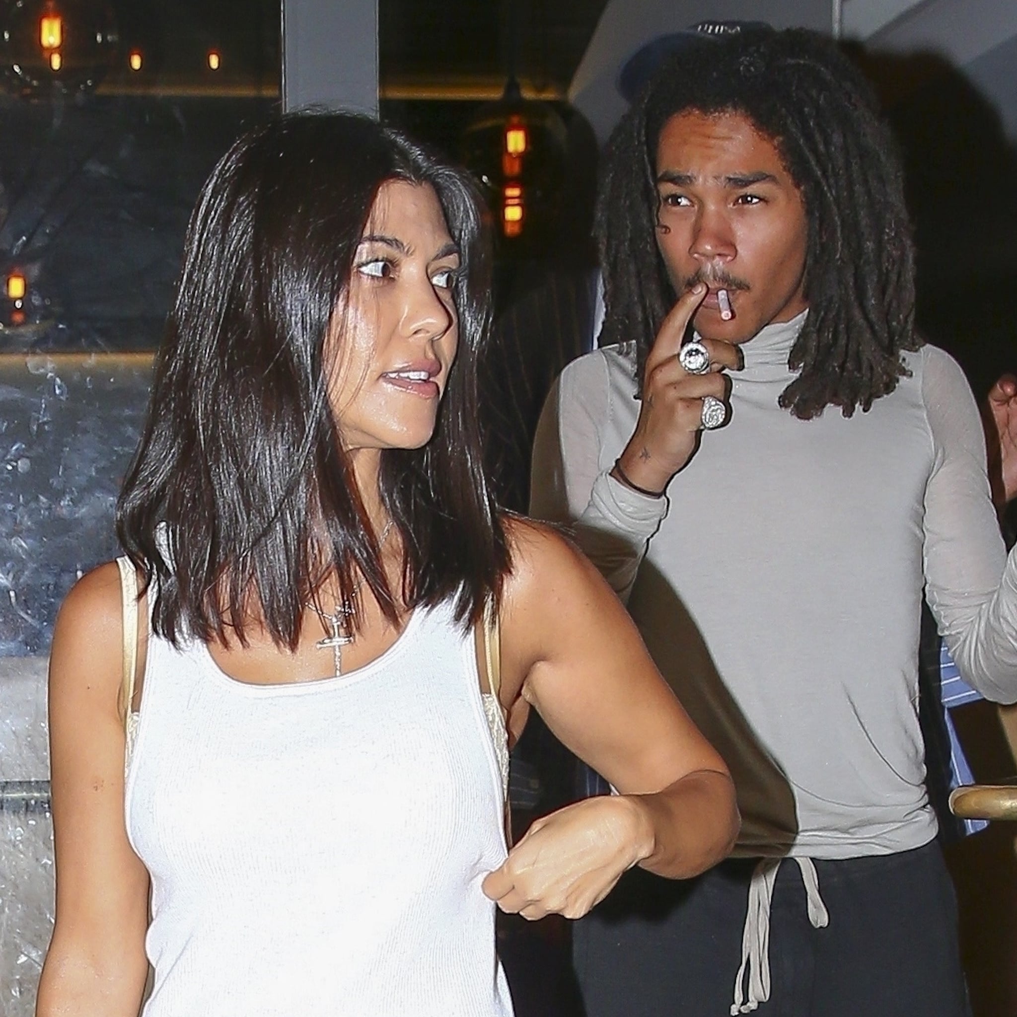 Kourtney Kardashian & Luka Sabbat: Pics Of The New Couple