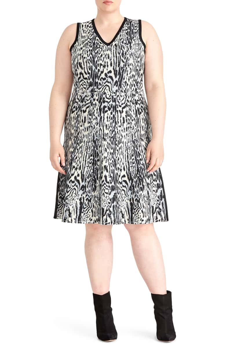 Rachel roy sale leopard dress