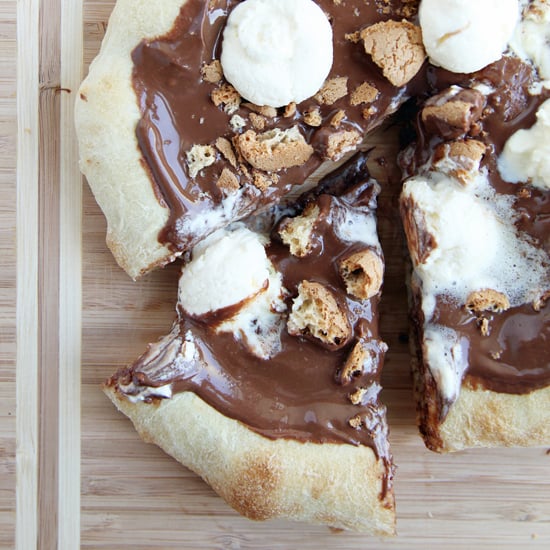 Almond Nutella Pizza