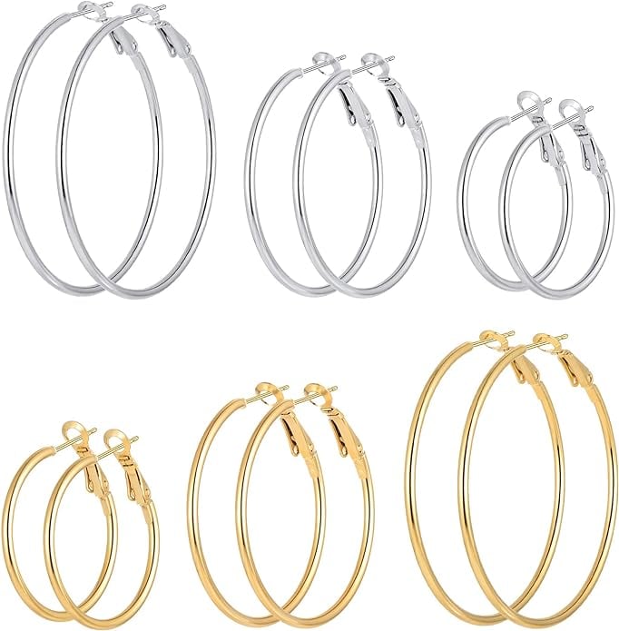 Best Large Hoop Earrings Set