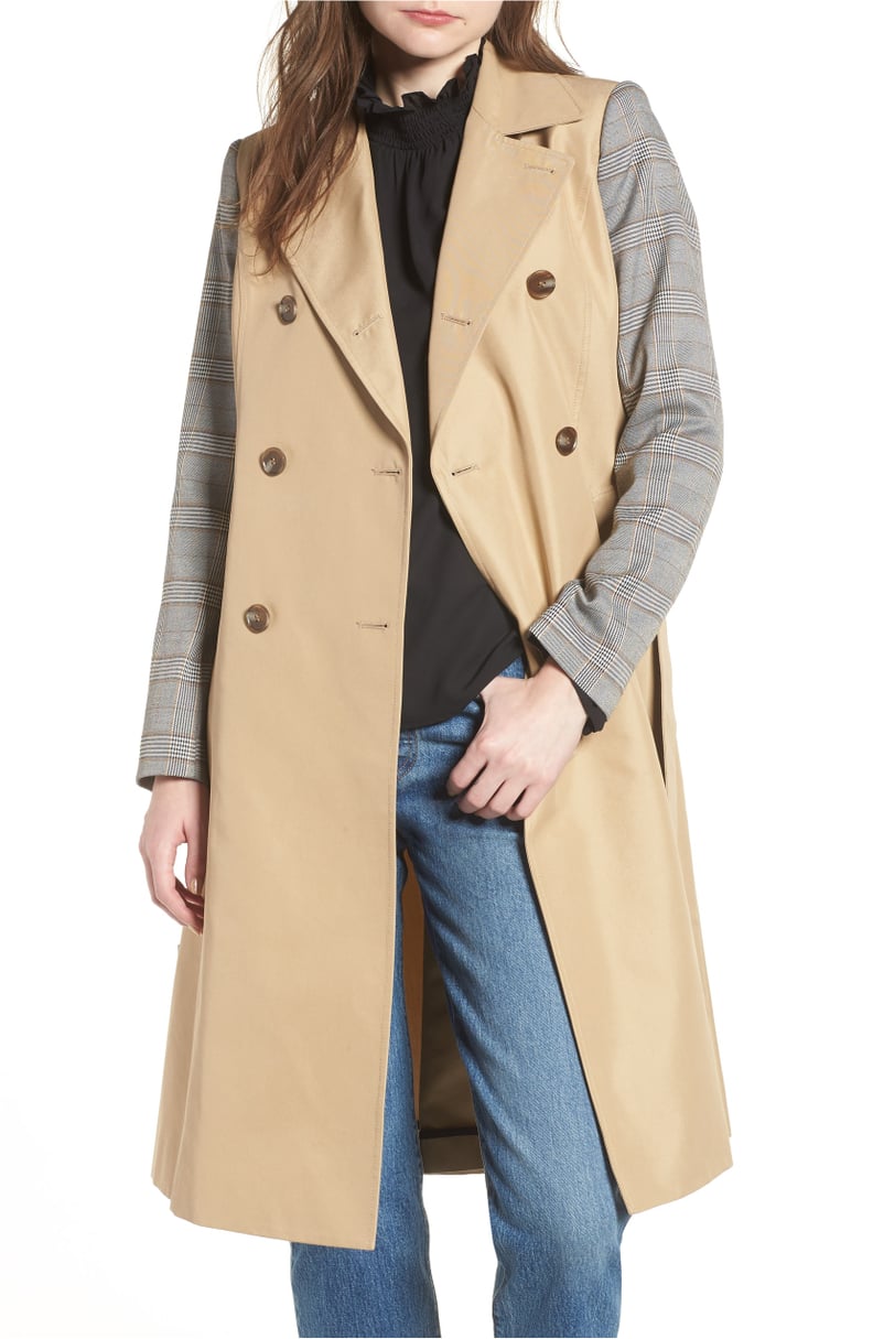 Mural Trench Coat