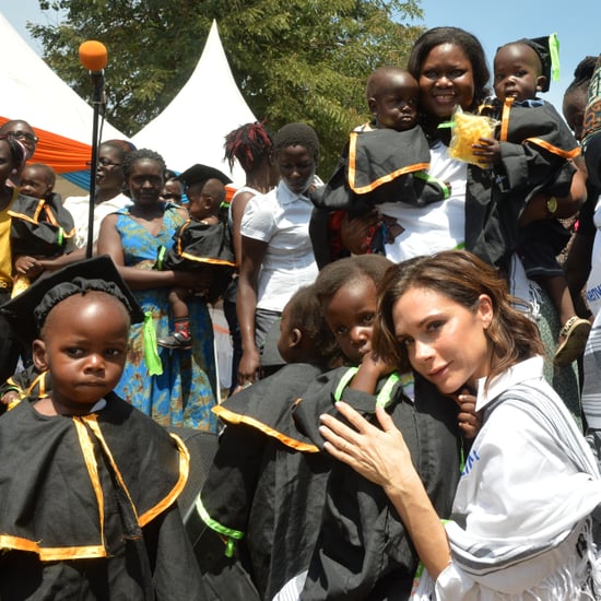 Victoria and Brooklyn Beckham Visit Kenya With UNAIDS 2016