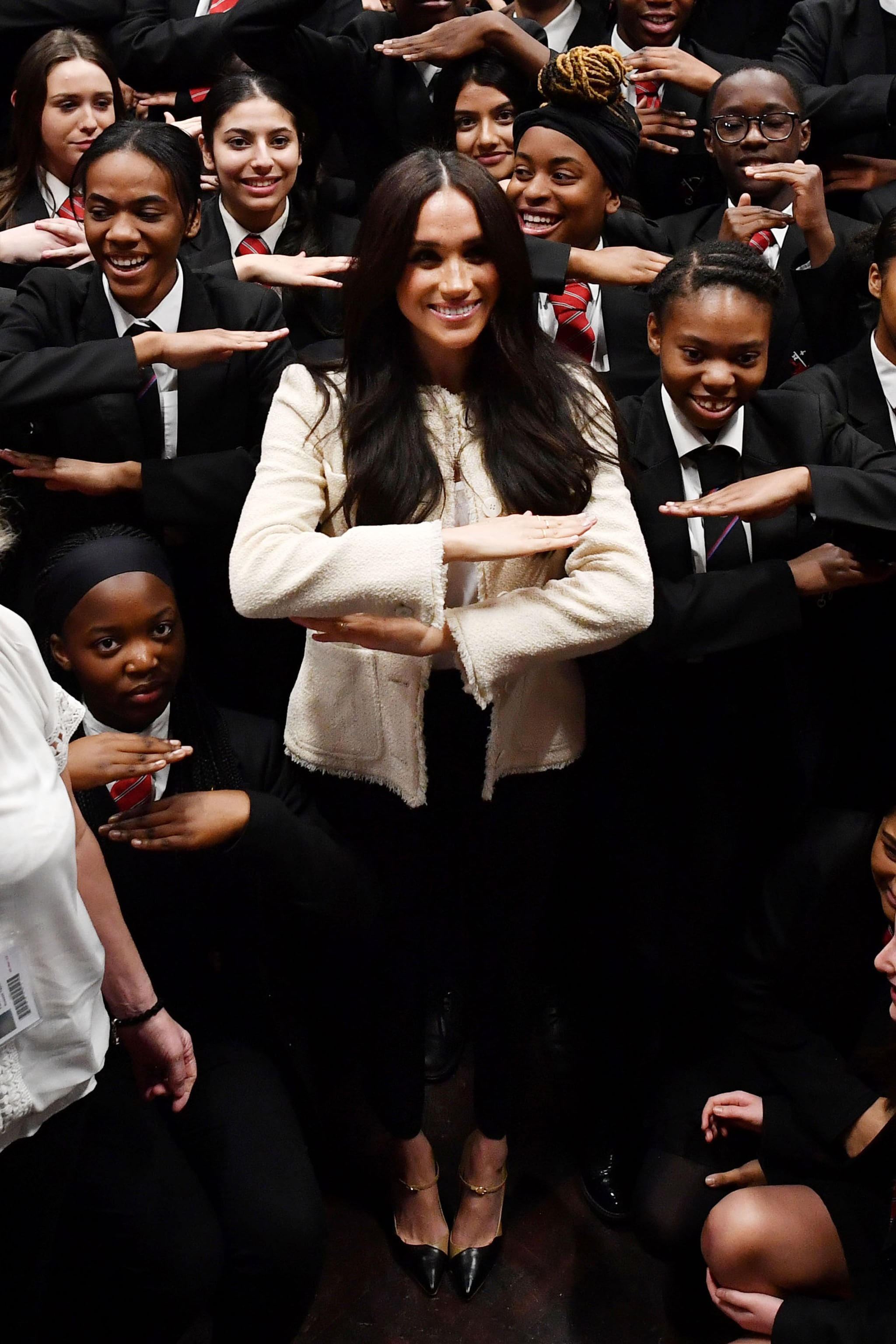 Meghan Markle's All-Black Outfit on International Women's Day