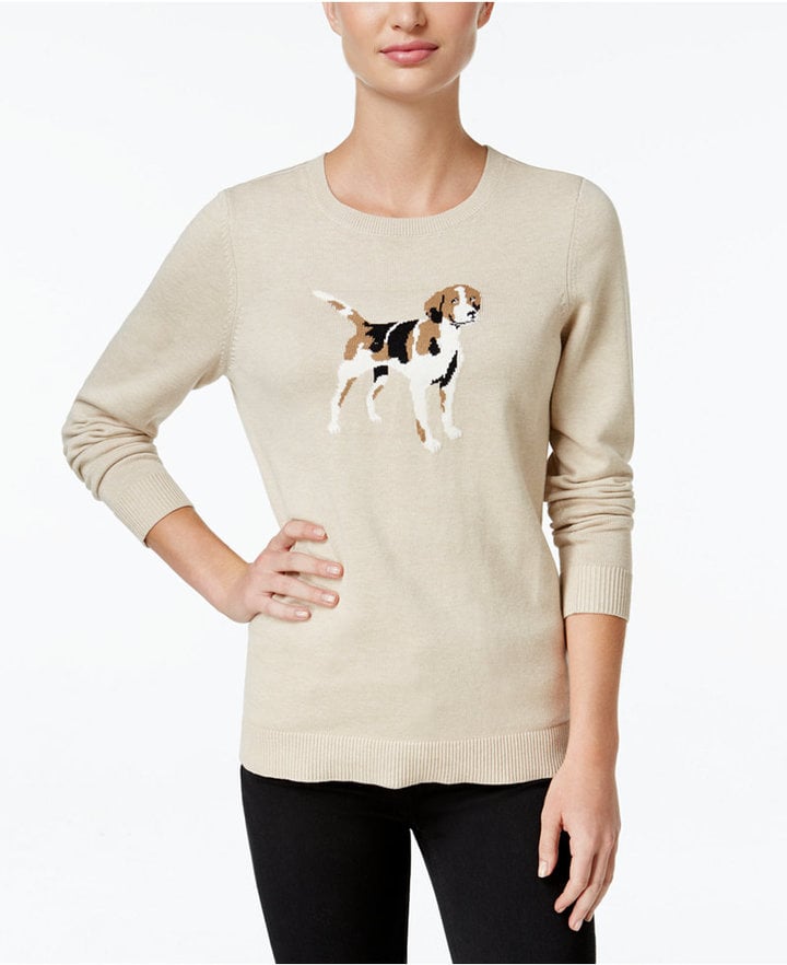 Charter Club Dog Graphic Sweater