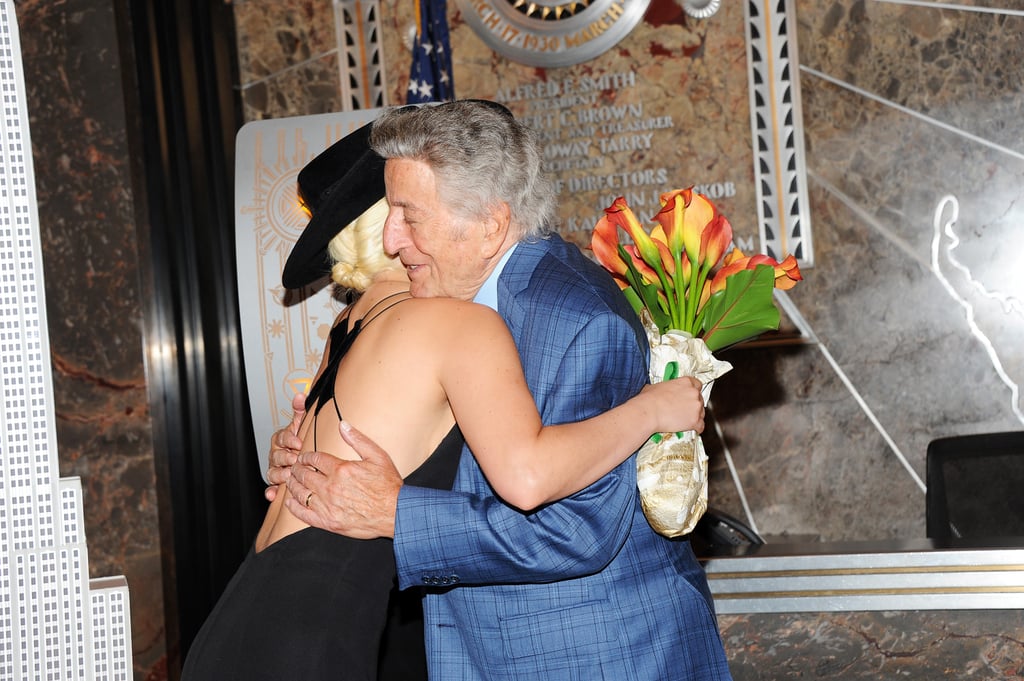 Lady Gaga at Tony Bennett's 90th Birthday Party