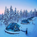 Cool! Stay Inside Glass Igloo