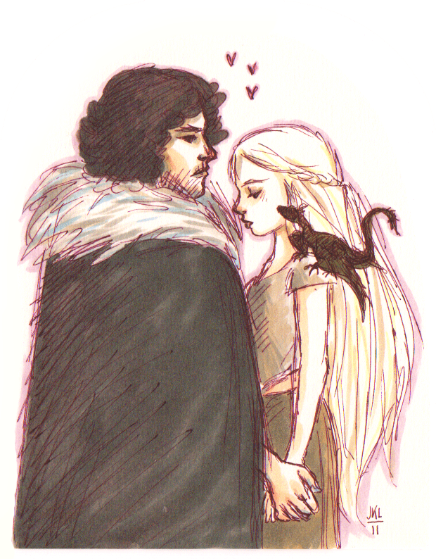 Jon Snow and Daenerys Fan Art POPSUGAR Love & Sex Photo 6