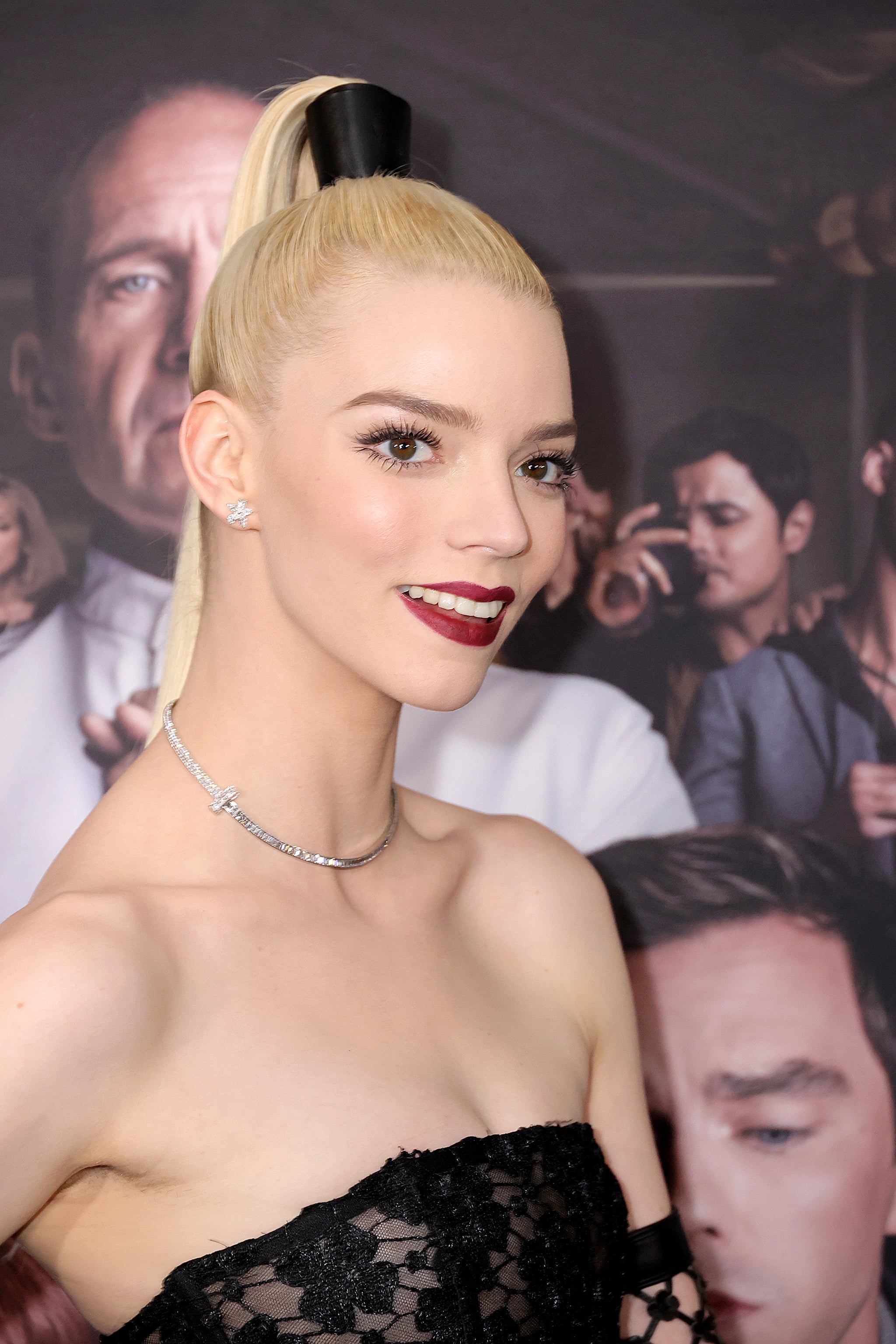 Anya Taylor-Joy Goes From A Sheer Goth Dress To A Barbiecore Mini On 'The  Menu' Tour—She Looks Amazing In Both! - SHEfinds