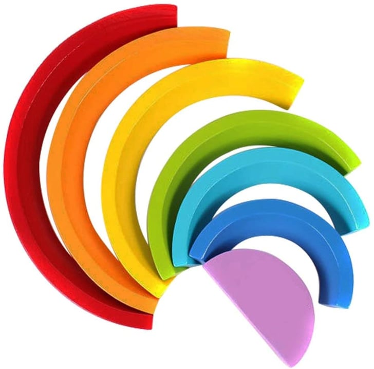 Lewo Wooden Rainbow Stacking Game 23 Toys Puzzles and