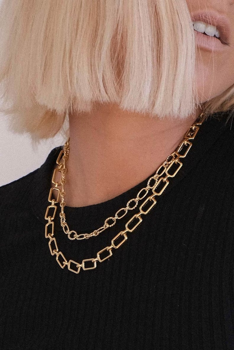 Our Pick: Adornmonde Gold Bowie Chain Necklace