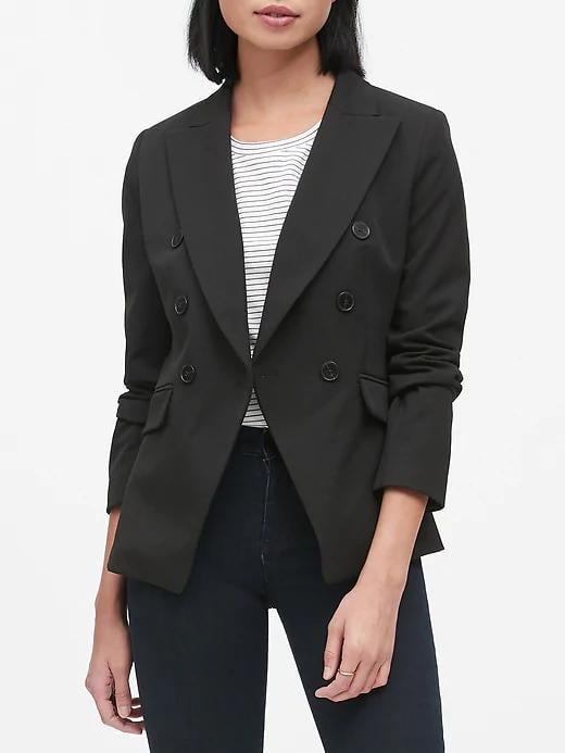 Double-Breasted Blazer | Best Women's Blazers From Banana Republic ...