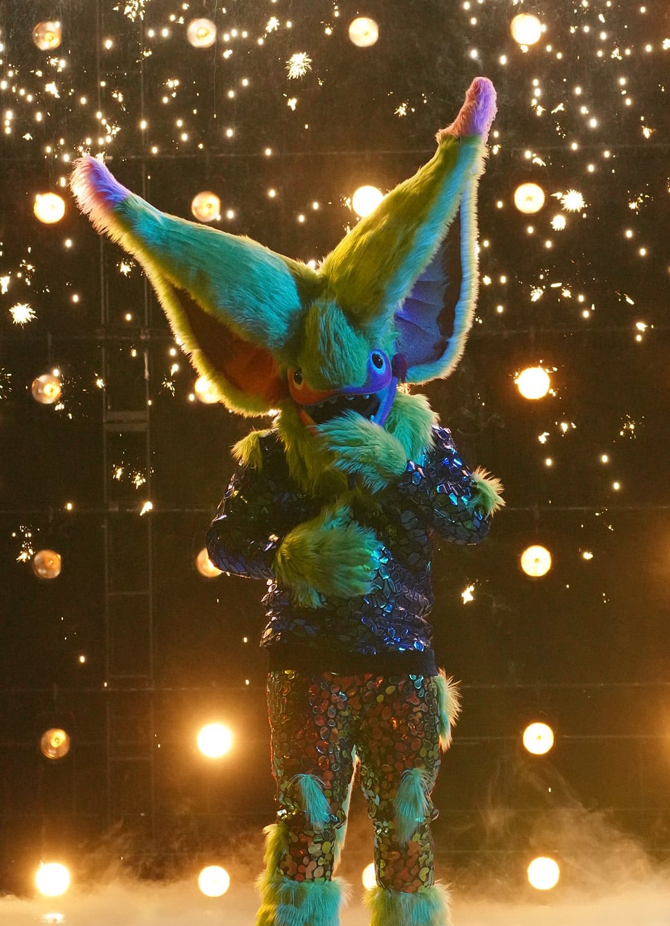 Jordan Mailata unmasked on The Masked Singer