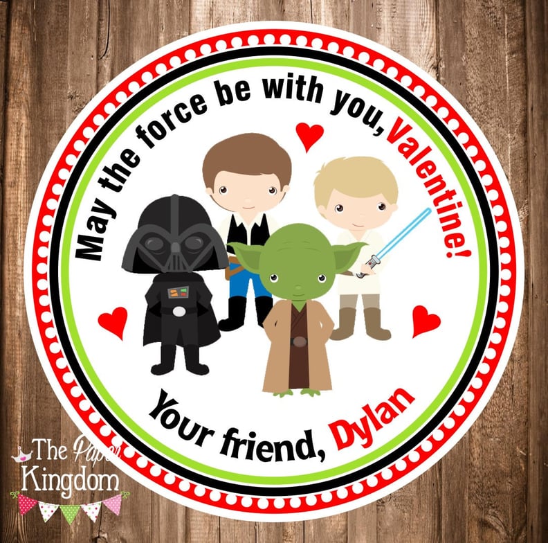 Star Wars Valentine's Day Stickers