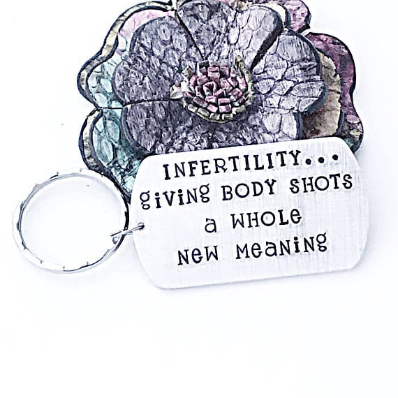 Funny Fertility Keychain