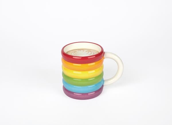 Sunshine and Snow Doiy Design Rainbow Mug