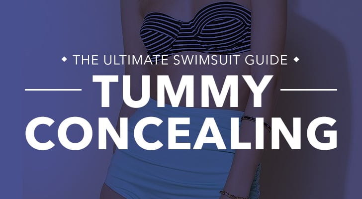 Tummy concealing: You're built a little more like an apple shape and carry your weight mostly in your middle.
What to look for: Whether you prefer to be covered up or you're out to slim your middle, there are a number of one-piece and two-piece suits, like high-waisted or tankini styles, that help to smooth out your middle.
Tips and tricks from fit and style experts for Everything but Water:
Shirring works miracles. The gathered fabric hides bulges and creates definition in the waist.
A figure-flattering surplice-wrap silhouette trims the waist with its crossover fabric.
If you carry your weight in the lower part of your belly, try on a retro-inspired, high-waisted suit. They're on-trend and ace for covering the abdomen. Tummy concealing: You're built a little more like an apple shape and carry your weight mostly in your middle.
What to look for: Whether you prefer to be covered up or you're out to slim your middle, there are a number of one-piece and two-piece suits, like high-waisted or tankini styles, that help to smooth out your middle.
Tips and tricks from fit and style experts for Everything but Water:
Shirring works miracles. The gathered fabric hides bulges and creates definition in the waist.
A figure-flattering surplice-wrap silhouette trims the waist with its crossover fabric.
If you carry your weight in the lower part of your belly, try on a retro-inspired, high-waisted suit. They're on-trend and ace for covering the abdomen.