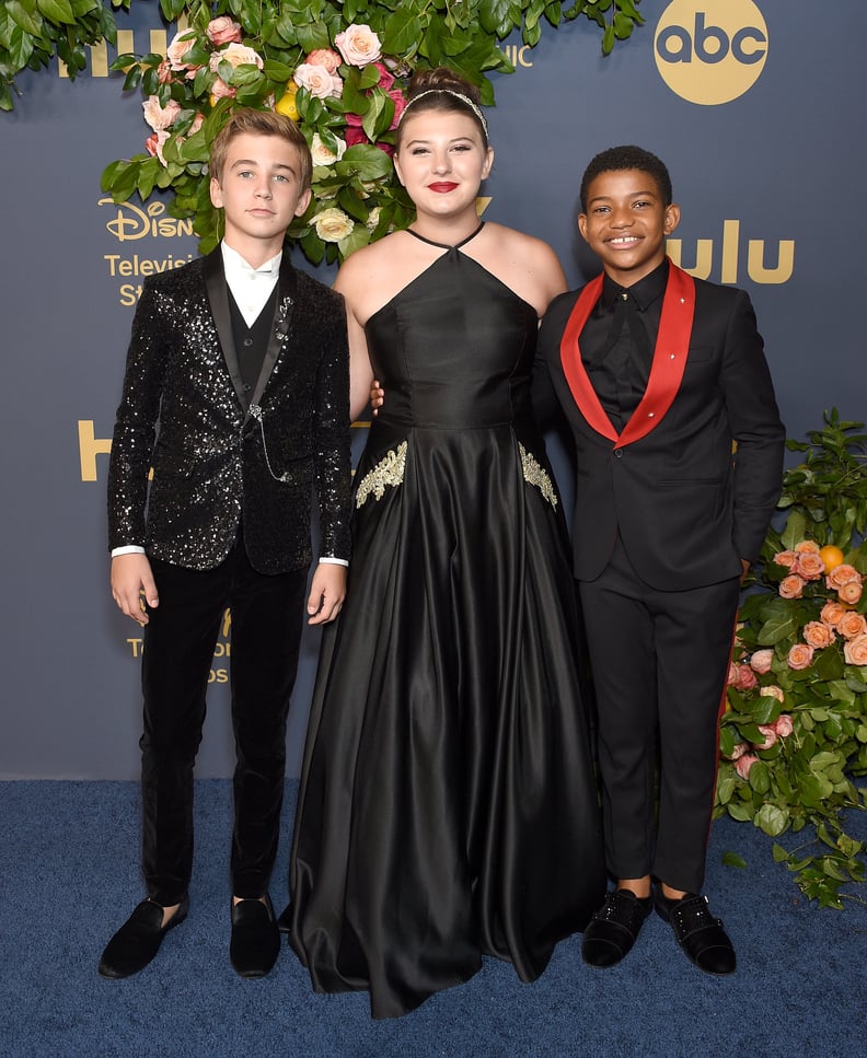 Parker Bates, Mackenzie Hancsicsak, and Lonnie Chavis at the 2019 Emmys