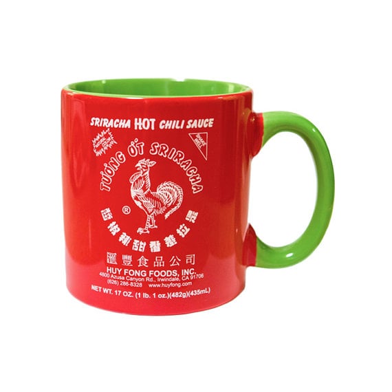 Sriracha Hot Sauce Ceramic Mug ($15)