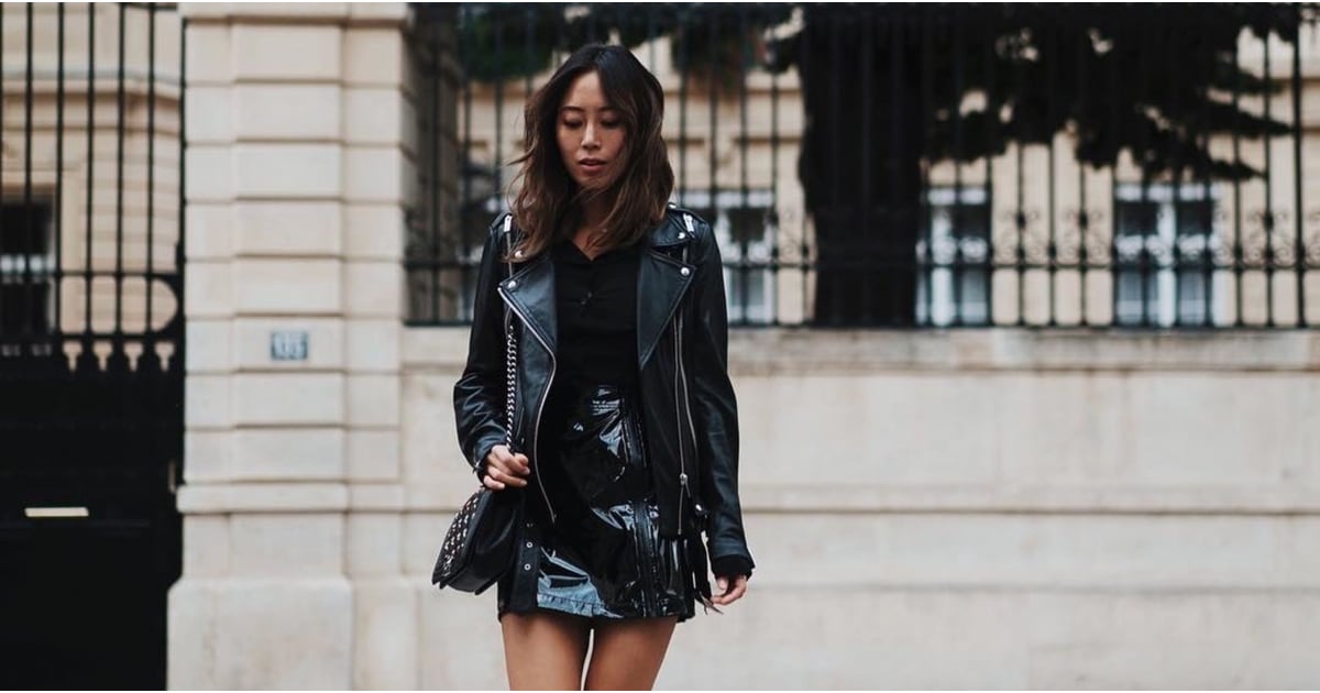 Leather Jacket Outfit Ideas | POPSUGAR Fashion