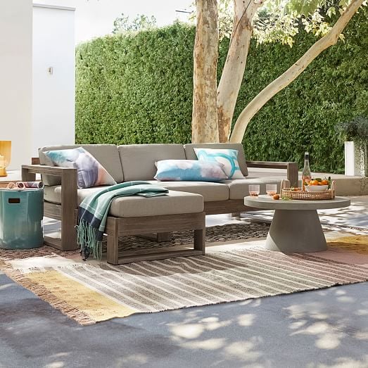 West elm on sale patio sectional