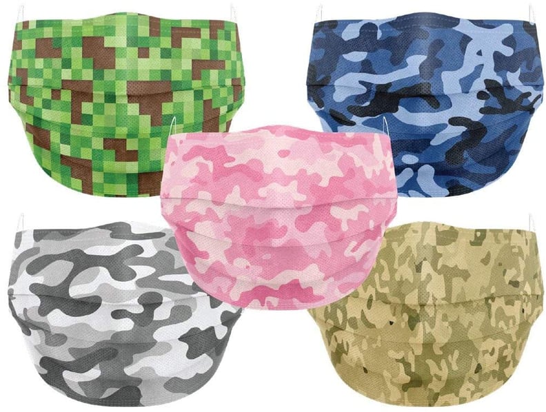 Co.Protect Premium 3-Layer Kids' Face Masks — Camo