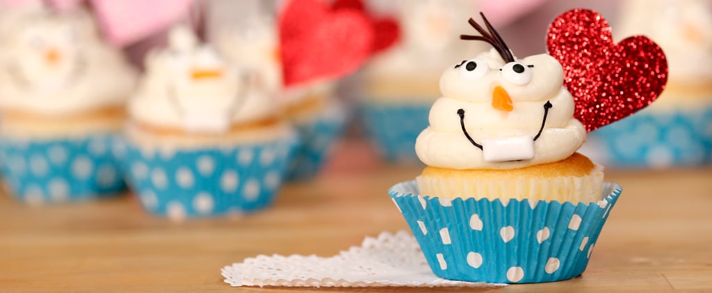 Frozen Olaf Valentine's Day Cupcakes
