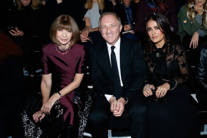 Anna Wintour, Salma Hayek and Francois-Henri Pinault