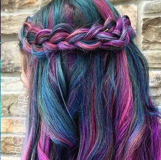 Galaxy Hair Color Ideas