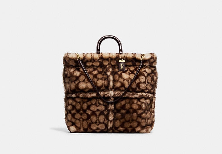 Coach Rogue Tote in Signature Shearling