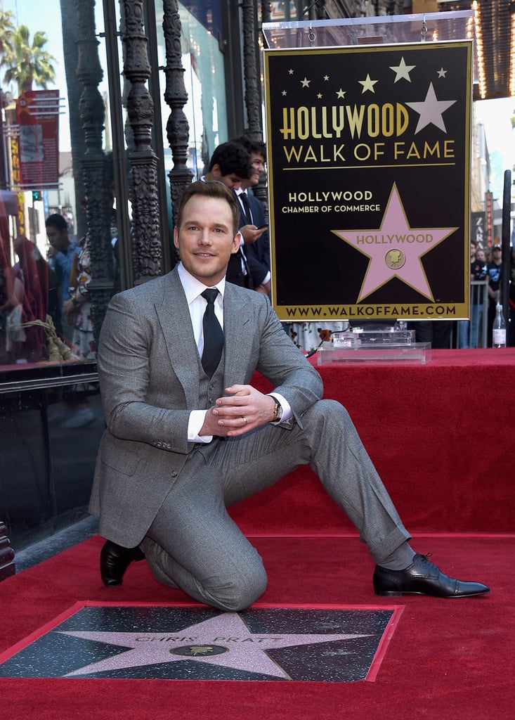 Chris Pratt Hollywood Walk of Fame Ceremony Pictures