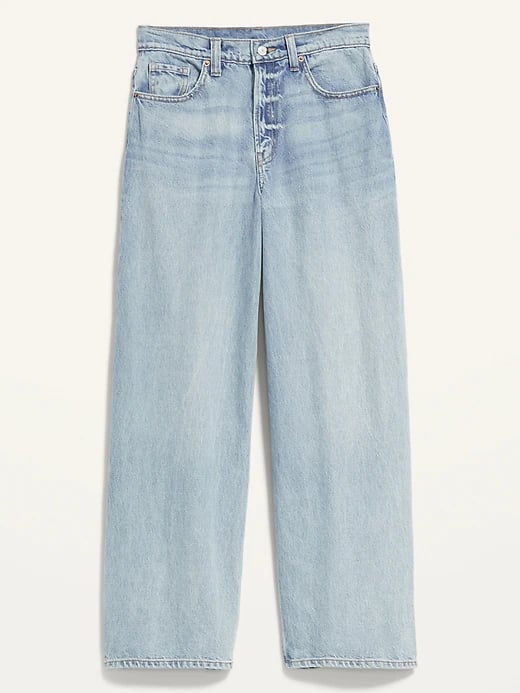 Old Navy Extra High-Waisted Baggy Wide-Leg Non-Stretch Jeans