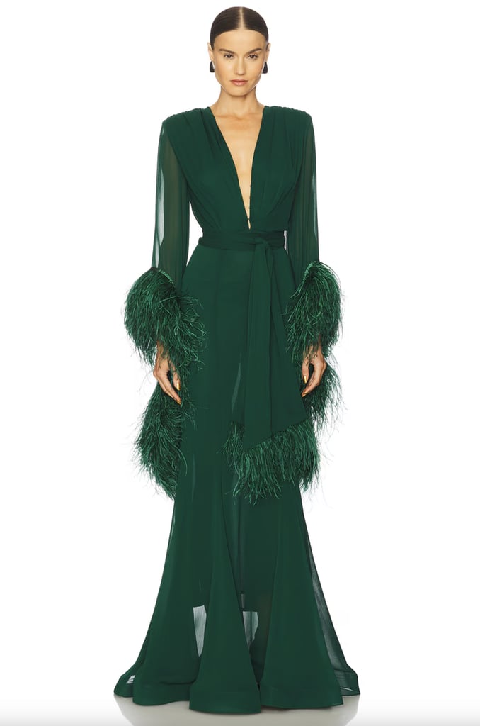 Bronx and Banco Geisha V-neck Gown