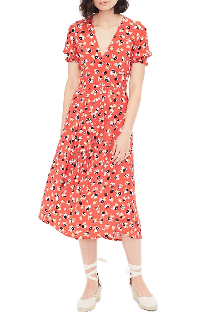 Faithful the Brand Ari Floral Midi Dress | Best Nordstrom Products on ...