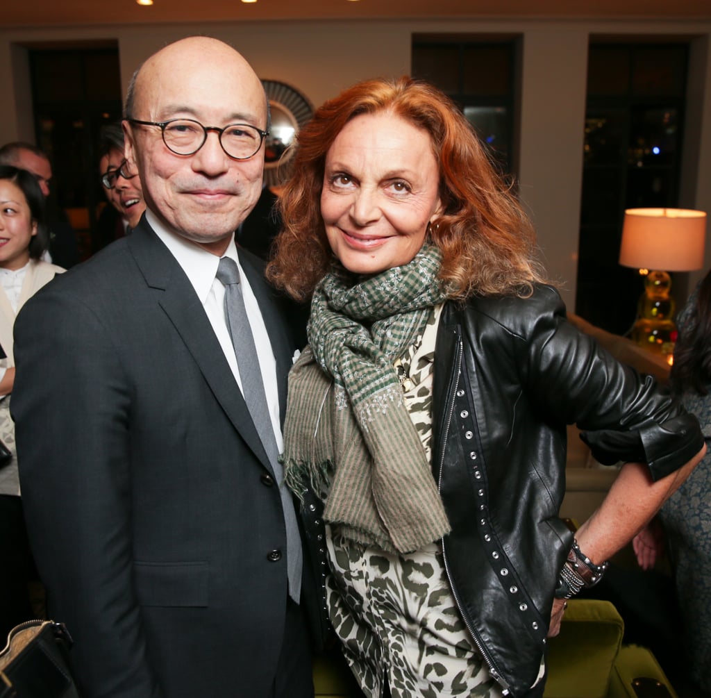 Harold Koda and Diane von Furstenberg