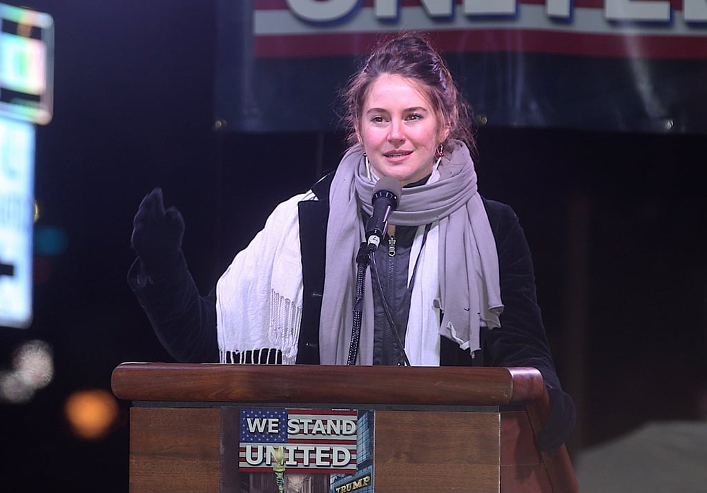 Celebrities at the We Stand United NYC Rally January 2017