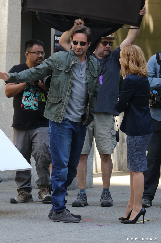 The XFiles Reboot Set Pictures POPSUGAR Entertainment
