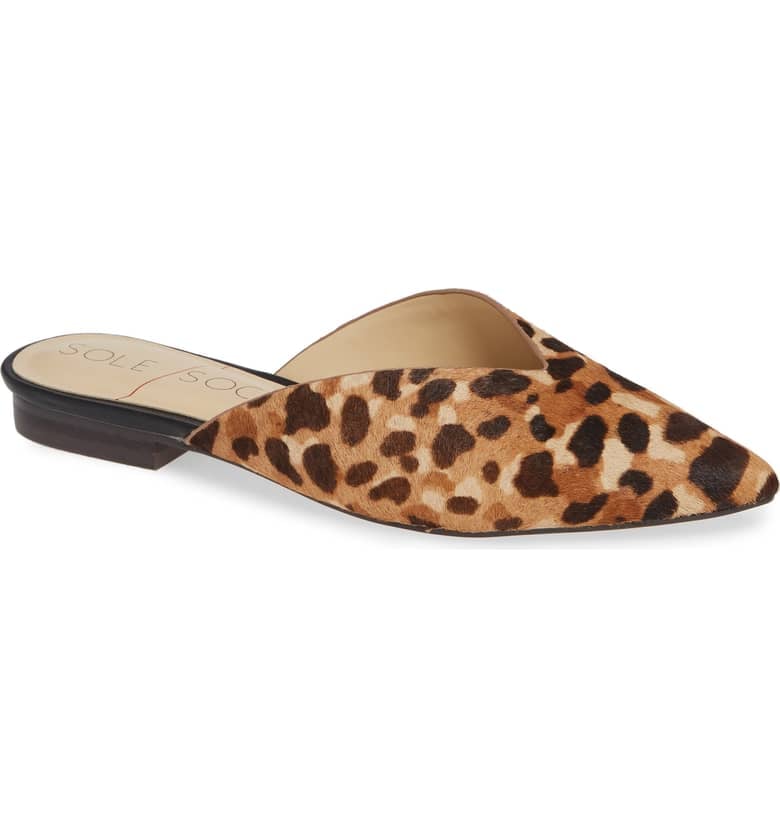 Sole Society Rosemond Genuine Calf Hair Mule