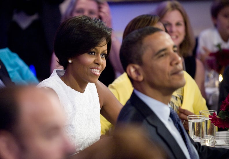 Michelle Obama's Soft Updo