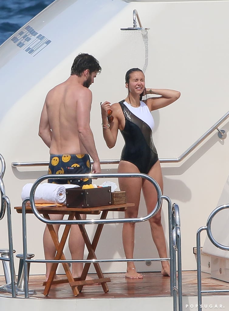 Nina Dobrev and Austin Stowell PDA in St.-Tropez Pictures