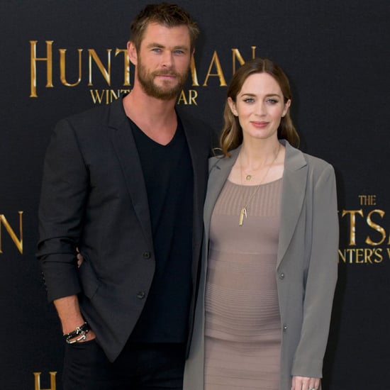 Emily Blunt and Chris Hemsworth on Red Carpet March 2016