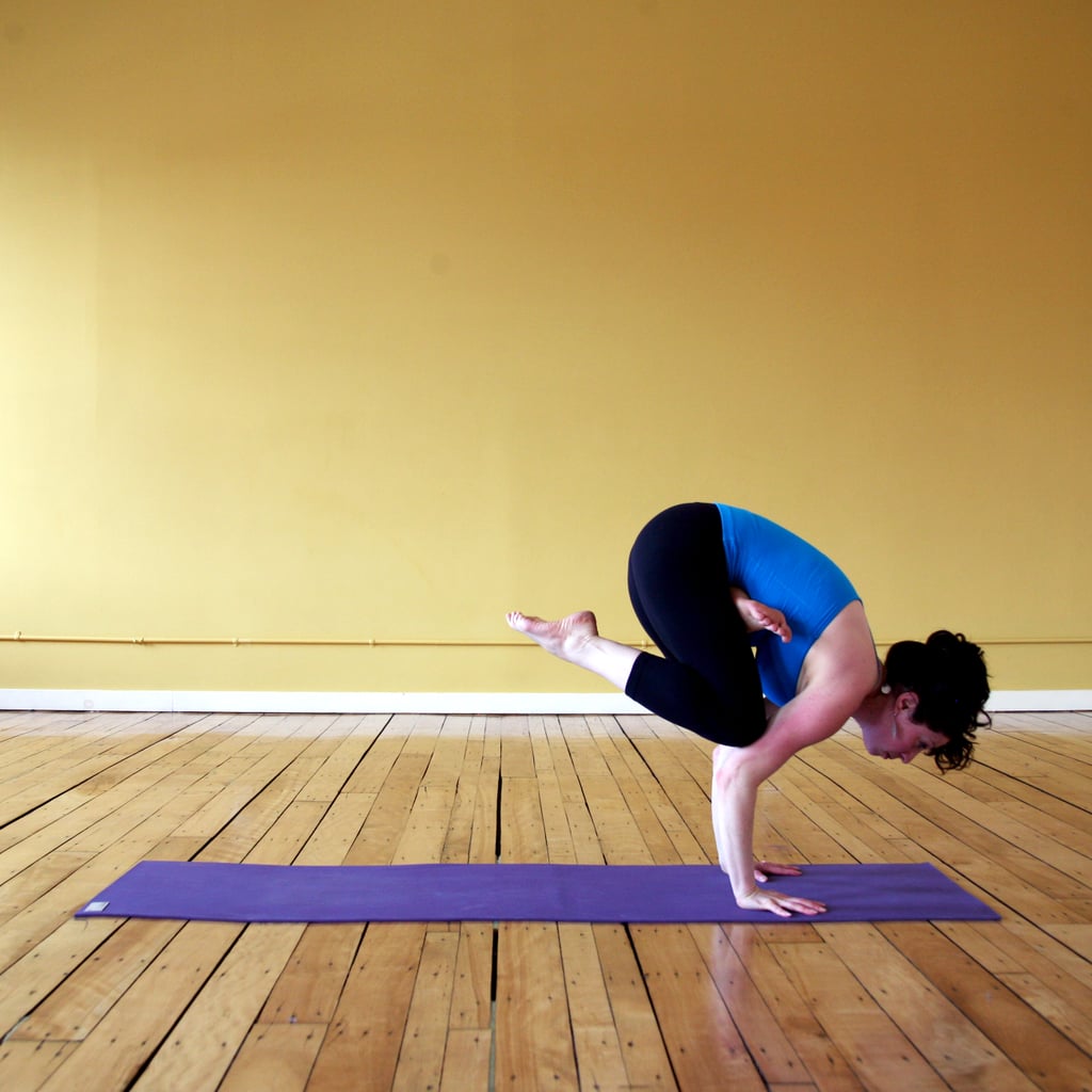 Advanced Yoga Pose: Half Lotus Crow