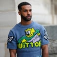 "Emily in Paris"'s Lucien Laviscount Is Going Viral For His Pleated-Skirt Look