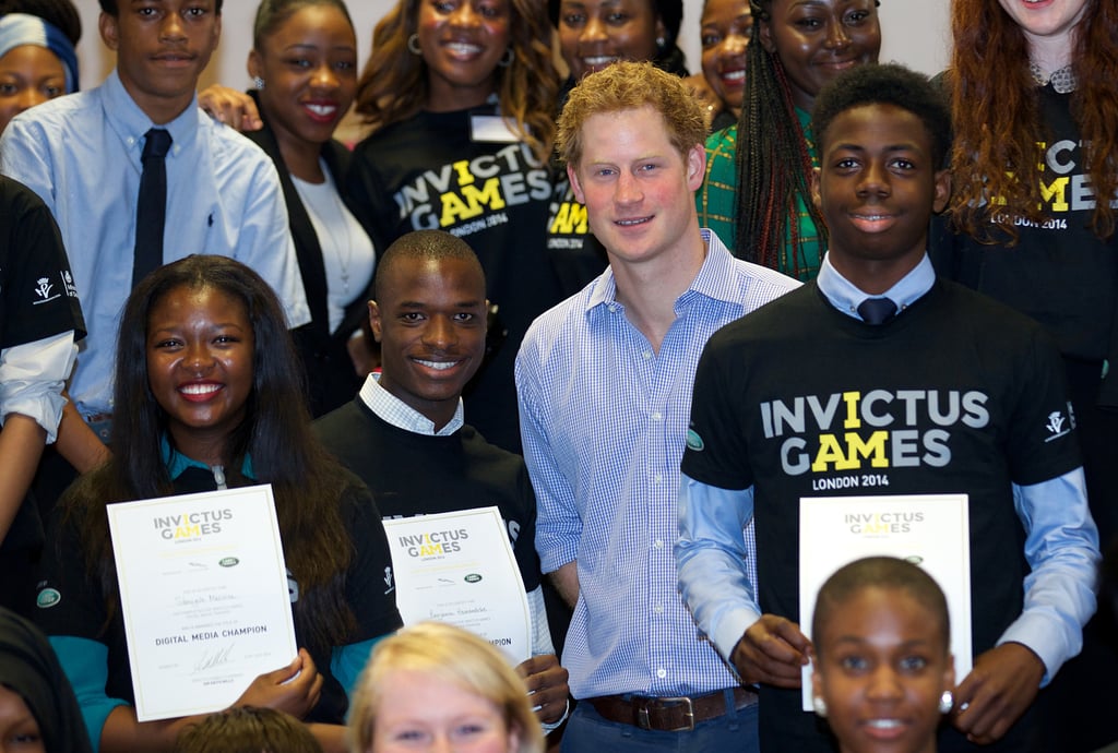 Prince Harry at Bethnal Green Academy July 2014 | Pictures