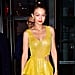 Gigi Hadid Yellow Prabal Gurung Dress