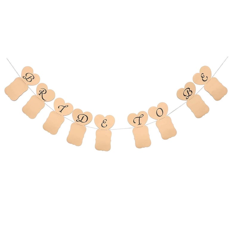 Sparkle and Bash "Bride to Be" Photo Banner String