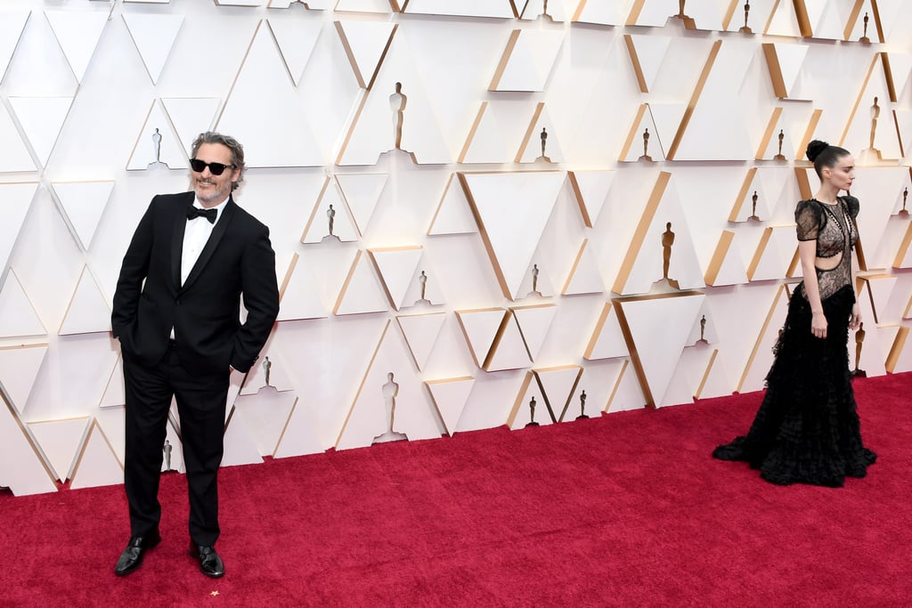 Joaquin Phoenix and Rooney Mara at the 2020 Oscars