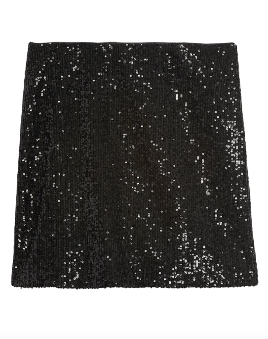 Sequin Mini Skirt