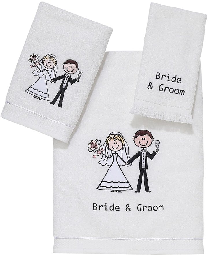 Avanti Bride & Groom Towels