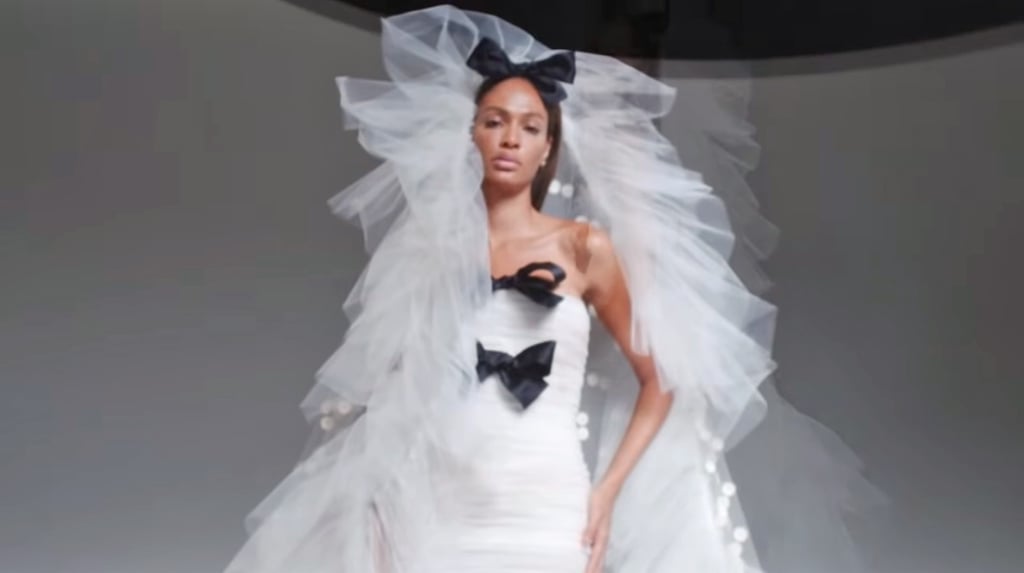 Joan Smalls Models Giambattista Valli's Couture Collection